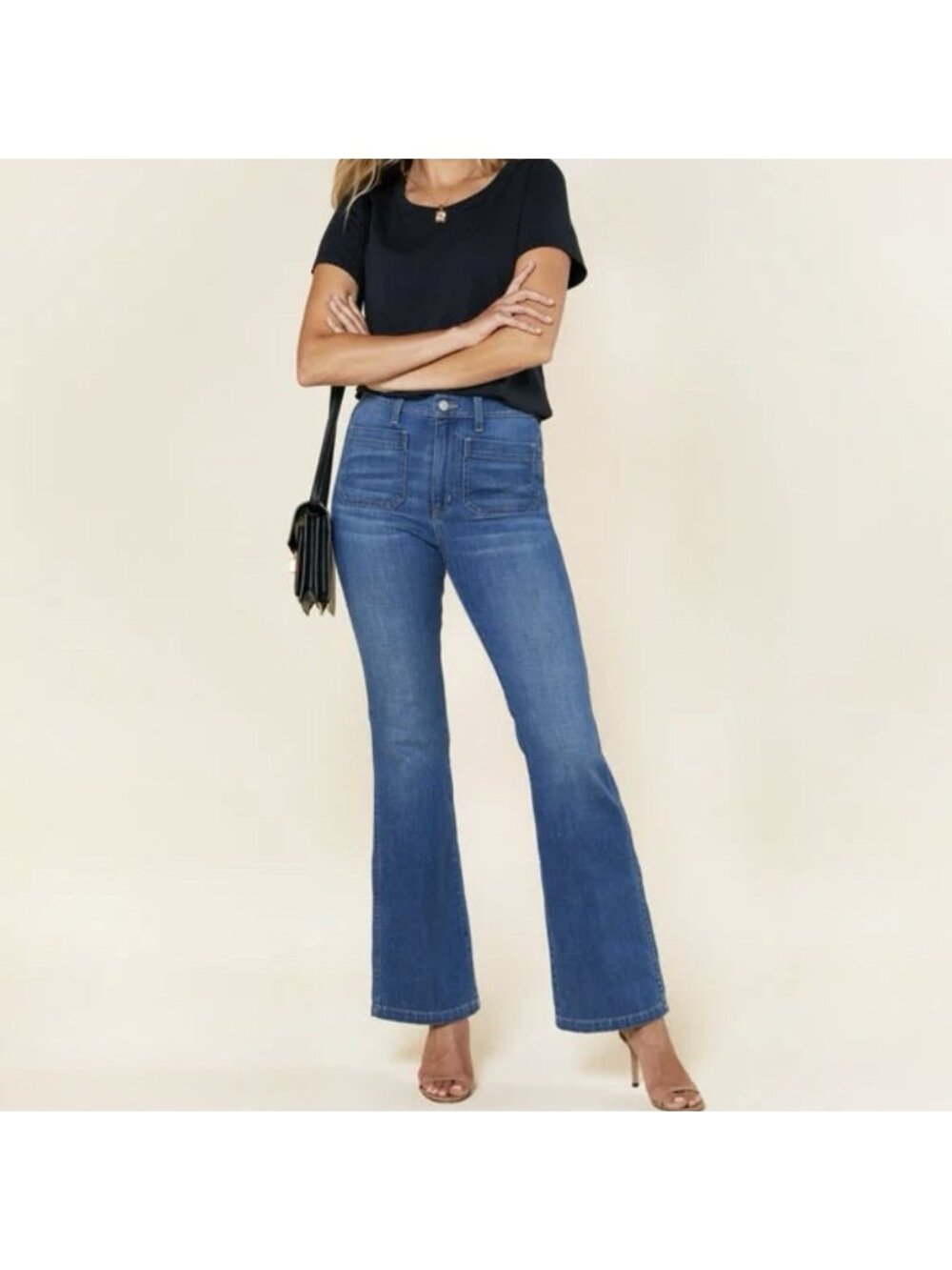 Outerknown Paramour Flare Jeans High Rise